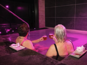 Standing together for breast cancer awareness at Wai Ariki in Rotorua